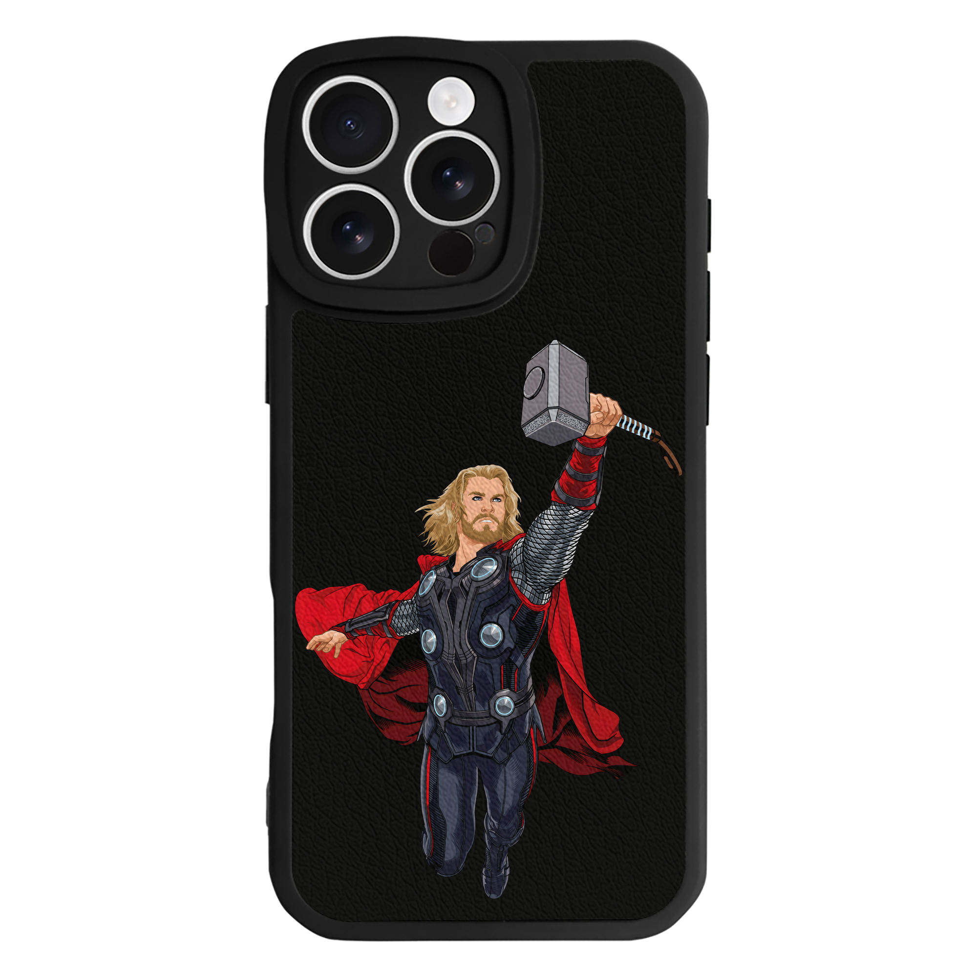（画像用） アベンジャーズ The Avengers 【iPhone 16シリーズ対応】シリコンスマホケース（レザー調） 材質：シリコン